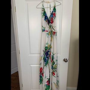Ark & Co White Floral Maxi Dress